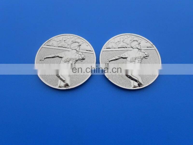 bisons 25th two sided silver coins, sports club souvenir challege coin