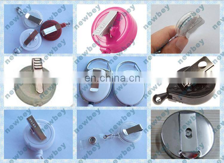 Promotional custom retractable id badge reel yoyo