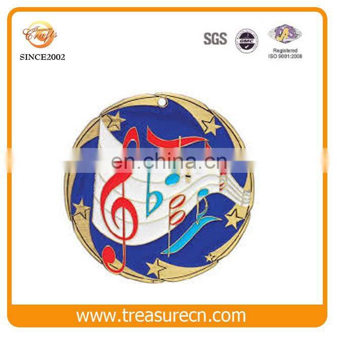 70mm Matt Golden High Raised Blank Metal Medal/Casting Sport Medallion