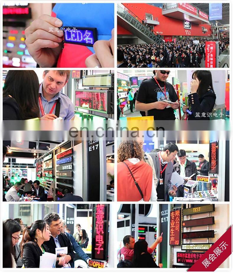 p10 outdoor usage full color programmable led display sign with high quality