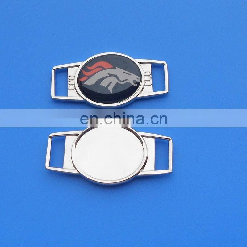 Cut Out Soft Enamel Bear Design Shoelace Tag