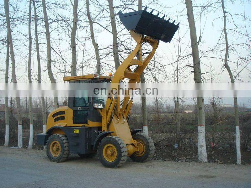 ZL12F mini wheel loader, hydraulic/joystick/quick hitch optional