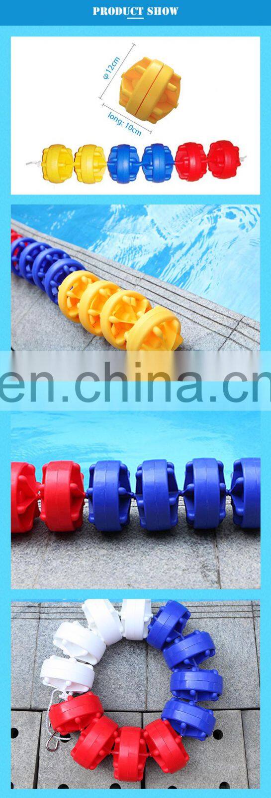Standard Swimming Pool Lane Divider 25 Meter Colorful Antiwave Pool Lane