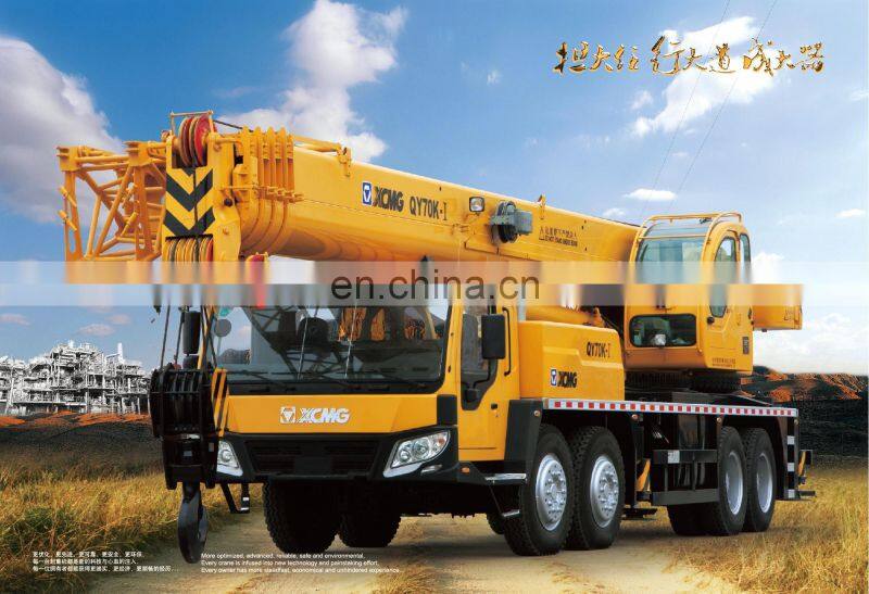 High quality Official QY70K  boom truck crane 70t for sale