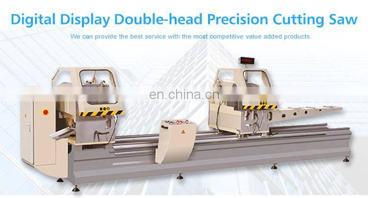 Arc bending digital for aluminum display double head precision cutting saw price