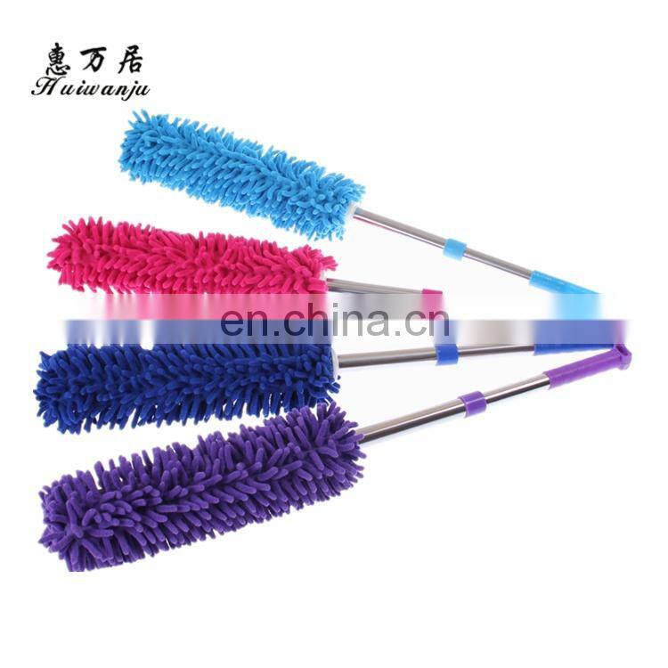 adjustable long handle Scalable extendable microfiber car duster