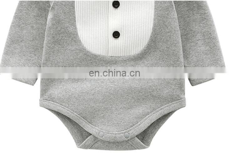 Multi Colors Warm Baby Rompers Unisex Long Sleeve Knitted Baby Jumpsuit