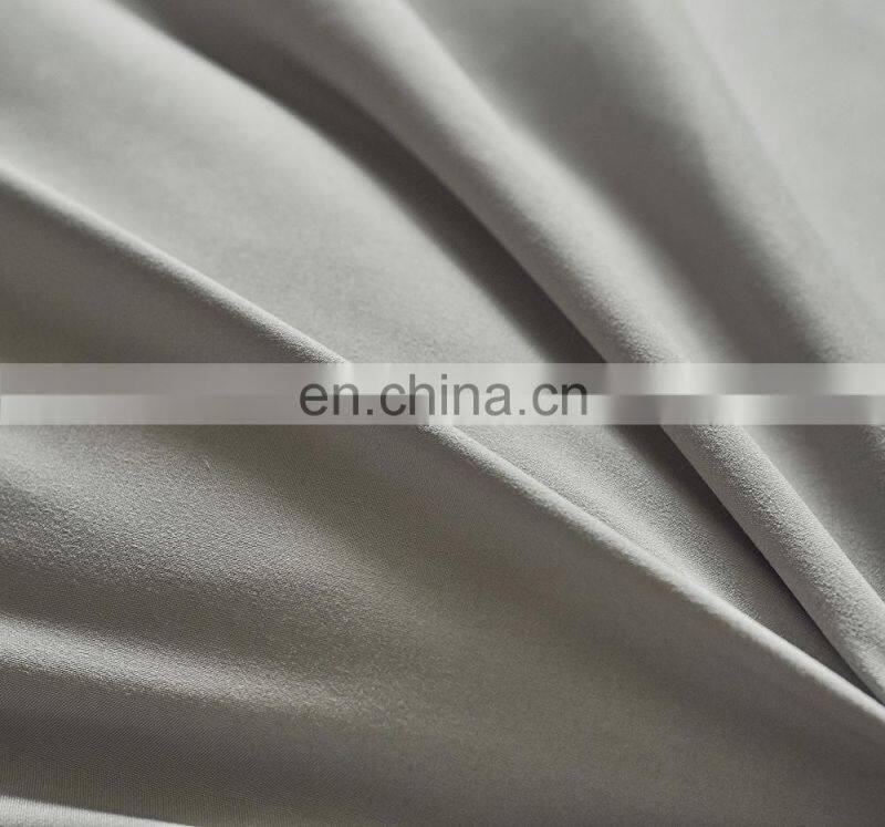 Super Soft Breathable Anti Wrinkle Brushed Microfiber Light Gray Bedding Collection Sets