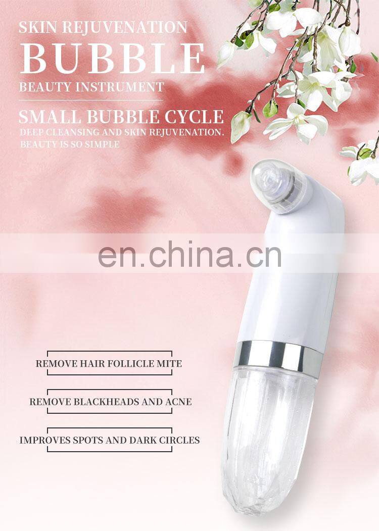 2019 Home water oxygen facial oxygen small bubbles face cleaning beauty mini device