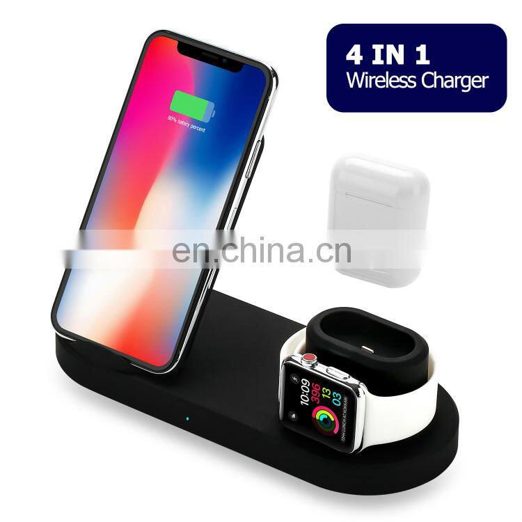 Custom Logo Multi Function Qi 10w Mobile Phone Accessory Wireless Charger