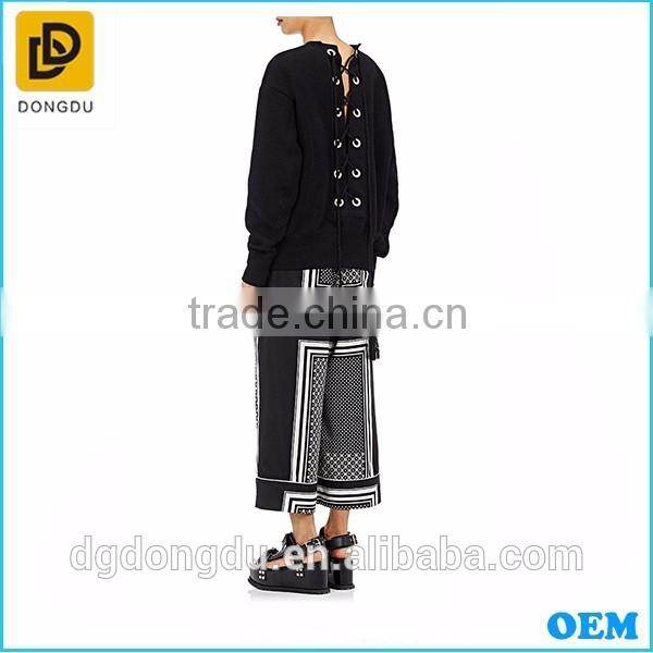 2016 Spring Fashion Wholesale 100% Cotton Long Sleeve Plain Women Blank Hoodies