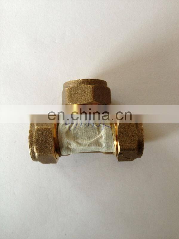brass compression 1 4 inch pipe fitting for copper pipe