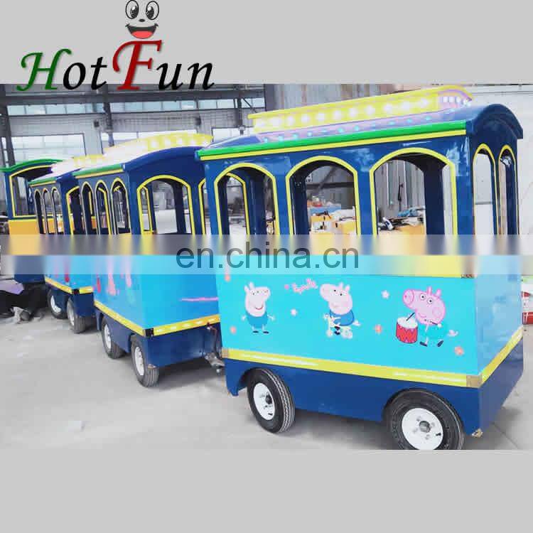 cheap amusement rides Children theme parks trackless train indoor train for sale