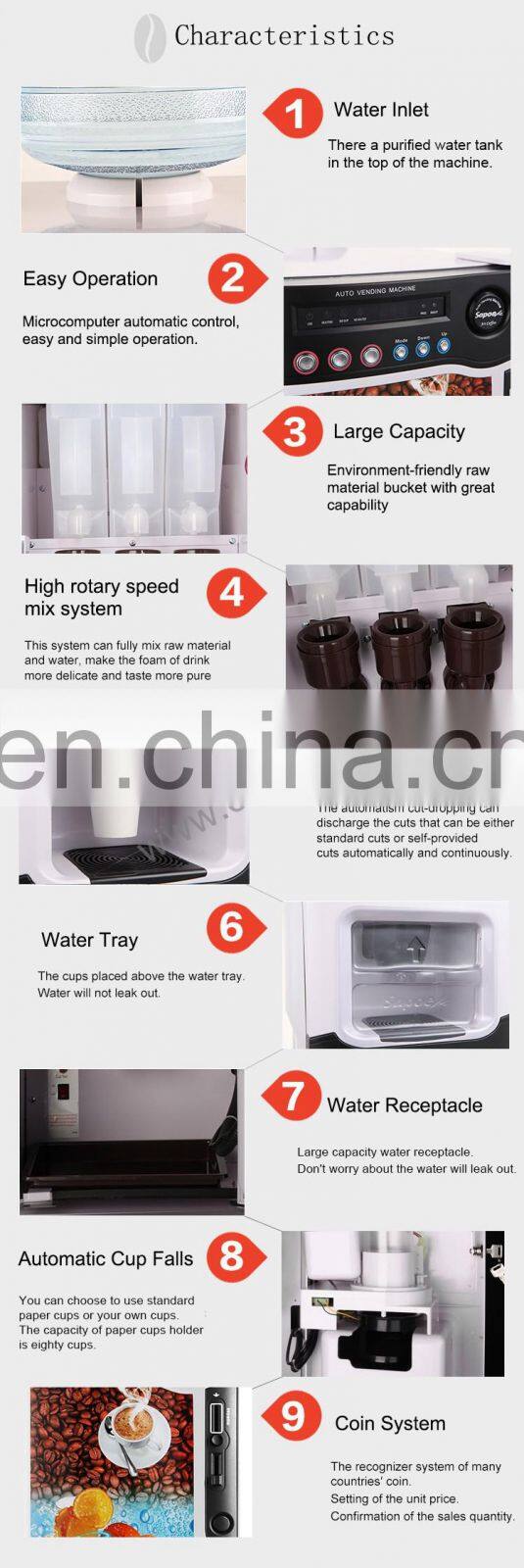 New condition instant caffe machine f303v for coffee bar