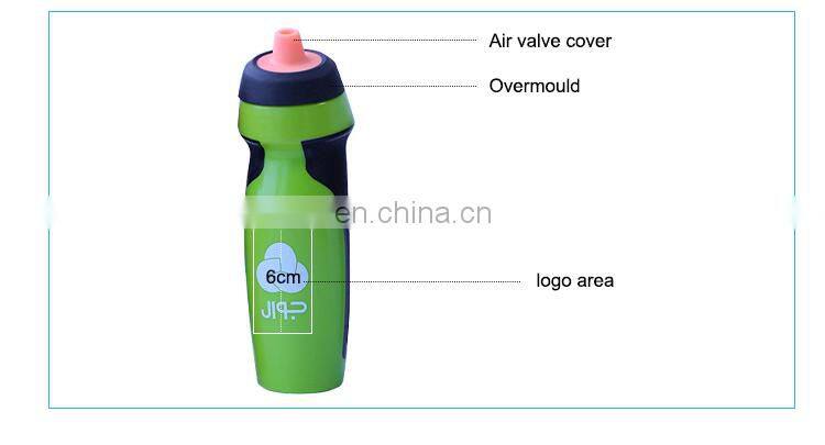 custom sports squeeze plastic sipper water bottle