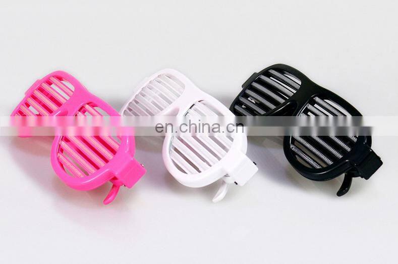 Plastic Light Up Sound sensitive glasses with custom color