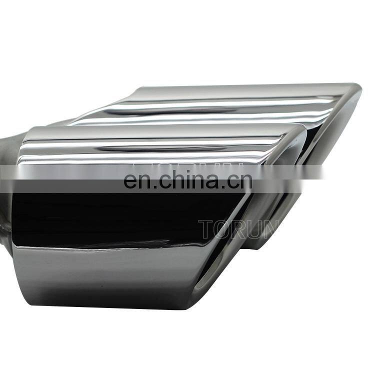 Hot sale high quality Universal exhaust tips for porsche 18 Cayenne Hybrid Mirror Polish