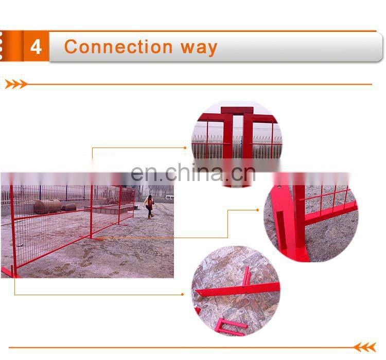 Hot sale Canada security fencing panels temporary fence set