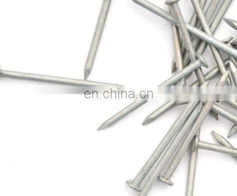 Common nail in galvanized finishing