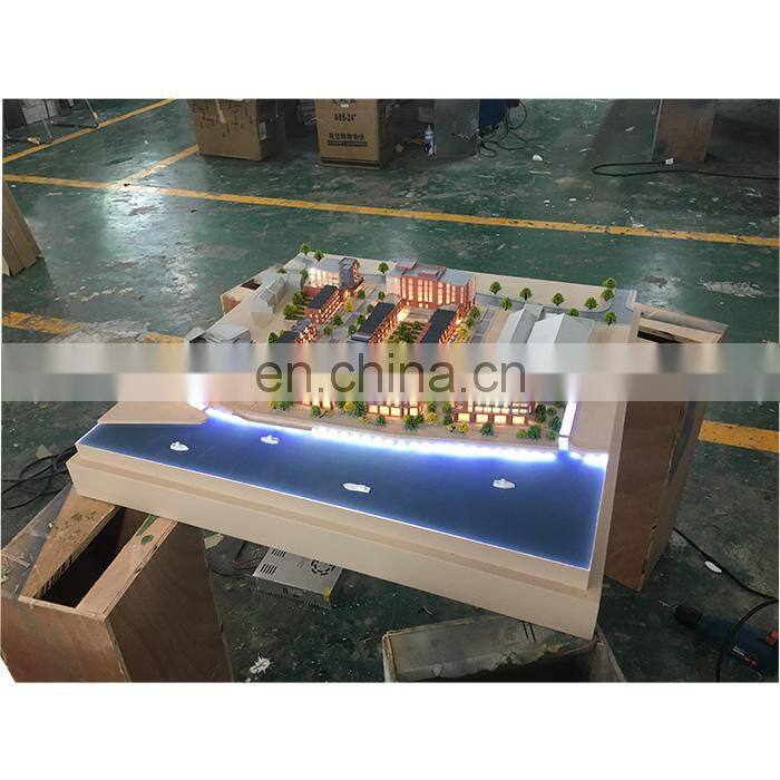 Table 1/87 scale building model , acrylic physical 3d model