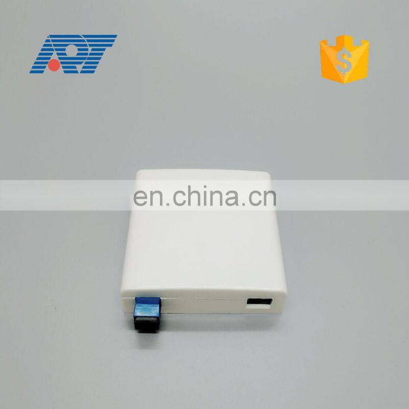 White indoor Mini Fiber Optic Terminal , Panel box , FTTH Box