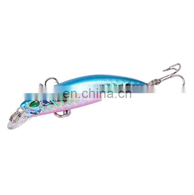 70mm 4g Hard Bait Minnow Wobbler laser fishing lure molds fishing lure minow