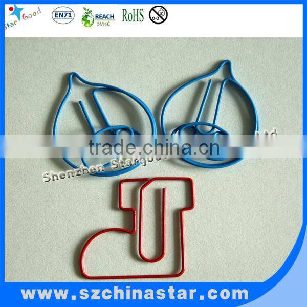 Hot selling number shape paper clip