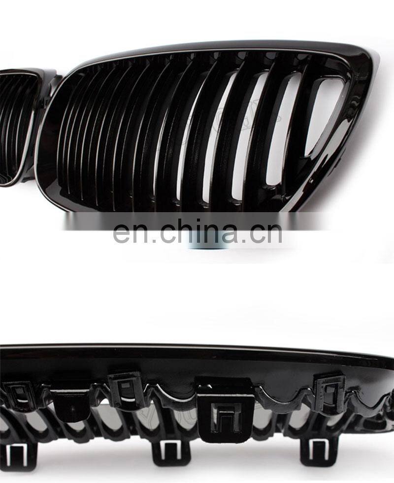 ABS black front hoot kidney grille for BMW 3 series E92 E93 M3 Pre-LCI 2006-2009 & E90 M3 car grill