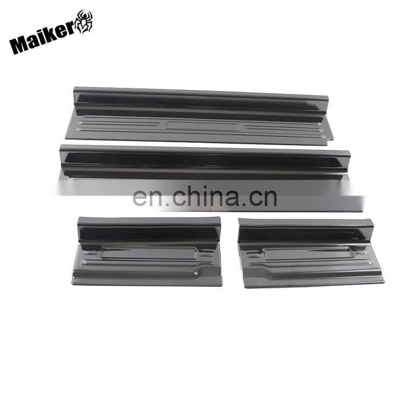 Offroad Black Door Sill Stainless Steel for Jeep Wrangler JL 18+ Car Accessories