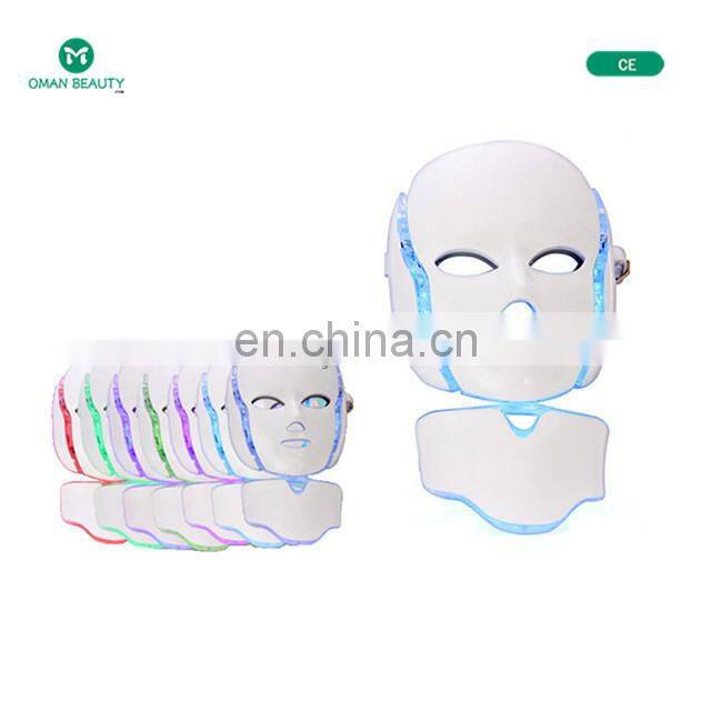 2021 PDT hot sale 7 colors beauty therapy for neck care radio mesotherapy radio factory sale frequency face massager