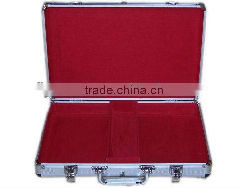 Mahjong game set with aluminum / aluminium case - different colors of mahjong case available