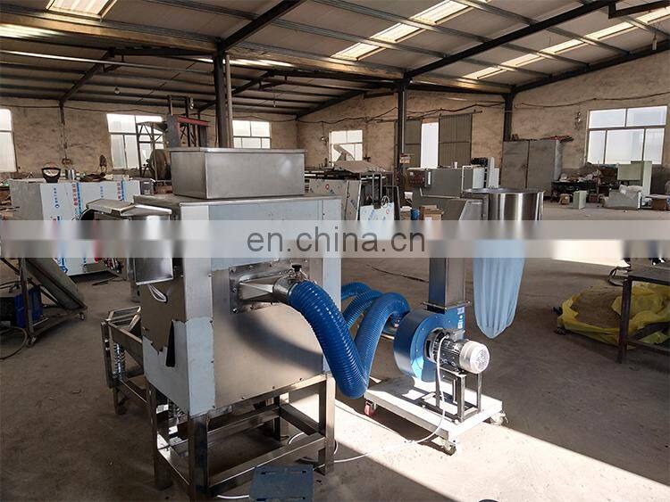 Best price low broken rate coco shelling machine cocoa bean peeling machine