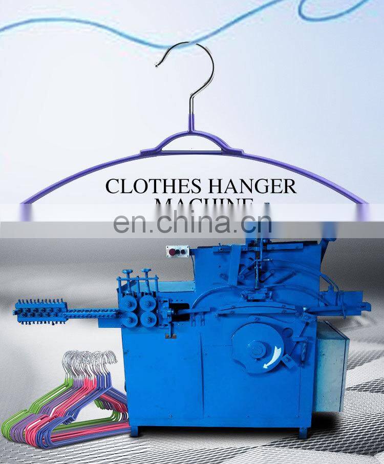 Fully Automatic Cnc Spring Cloth Hook Pvc Pe Hanger Wire Making Machine