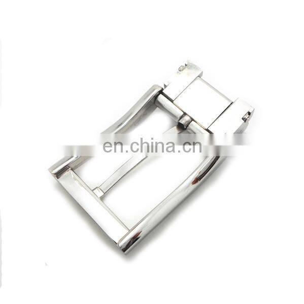 Fashion Pin Buckle strong rectangle loop Custom Metal Belt Buckle