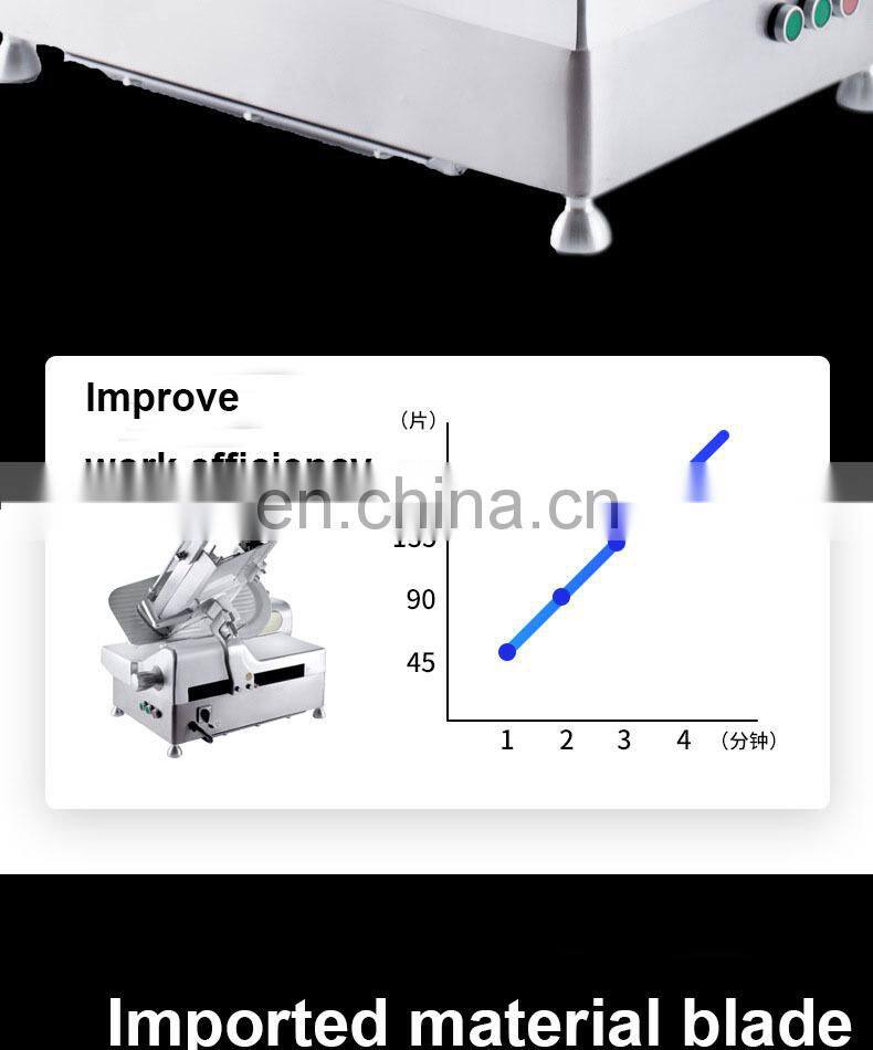 Desktop automatic meat slicer meat slice frozen meat slicer mutton roll flaker