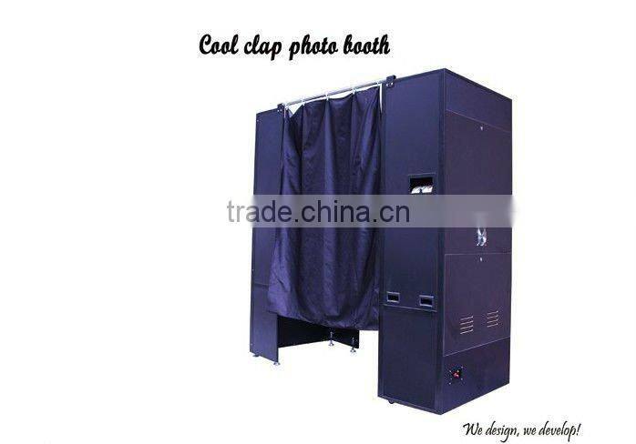 Amusement Park Equipment Digital Photo Booth With Video/Wifi/Facebook/Bluetooth/Eamil