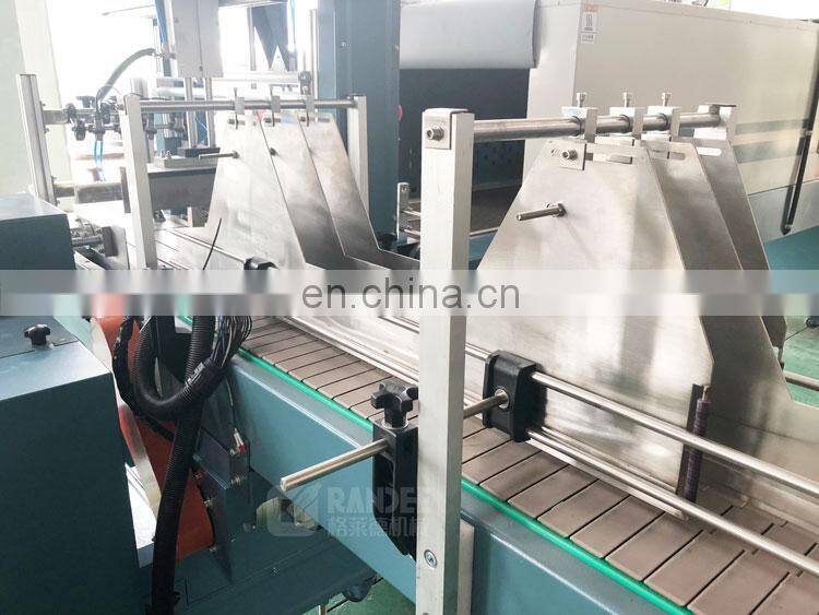 Automatic thermal shrink packaging machine PE film complete shrinking tunnel pallet wrapper wrapping machinery