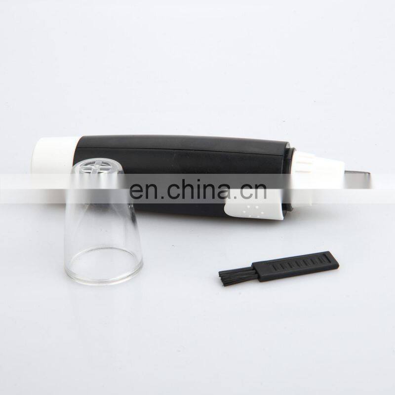 New Portable Electric Nose Hair Trimmer Man Shaving Nose hair removal shaver clipper Black No Spray Nose Hair Clipper