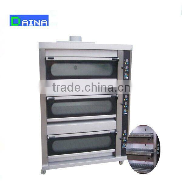electric / gas oven steam deck pizza oven stone