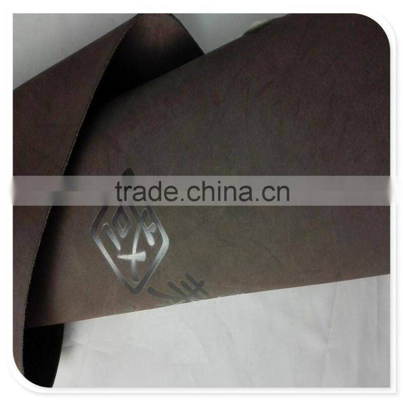 Bag genuine cow nubuck leather for making man bags