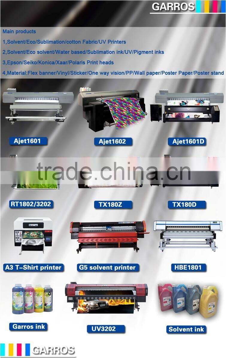 Garros Double Heads Digital Eco Solvent Sticker Banner Printer