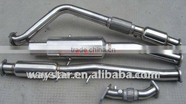 Stainless steel exhaust catback for Subaru WRX 01-06