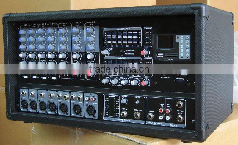 Professional Power Audio Video Mixer PM740A-MP3N