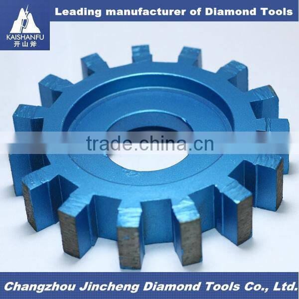 Bridge saw diamond milling wheel