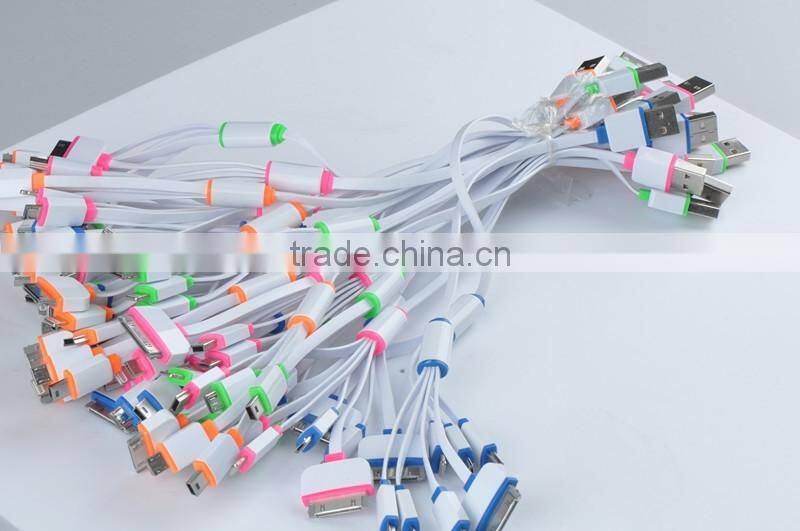 2016 Multi-function Universal 4 in 1 USB Charger Cable Factory USB Data Cable
