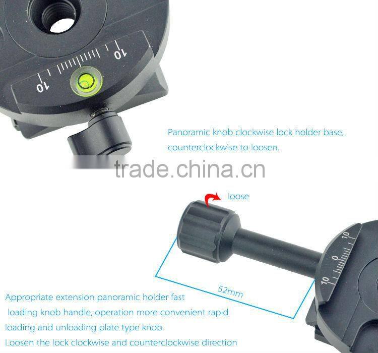 2016 new business photographic apparatus' accessories DSLR quick release plate Panoramic head Conversion Block