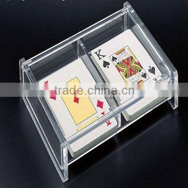 Transparent card display stand/holder