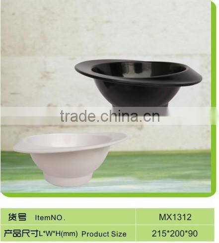 Wholesale artificial plant pot beautiful Hat shape Melamine flower pot MX1312