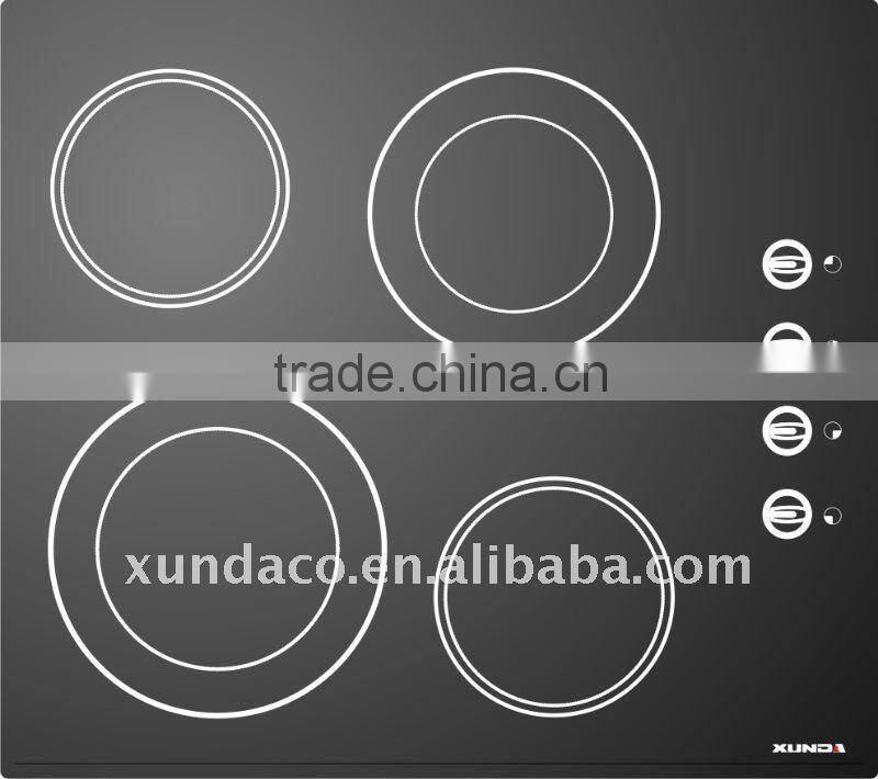 60cm side control ceramic hob