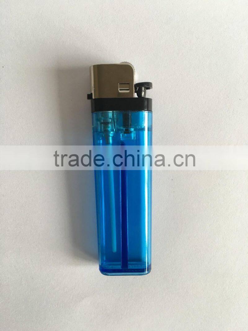 cheap ISO9994&EN13869 disposable flint clear cigarette plastic lighter FH-002